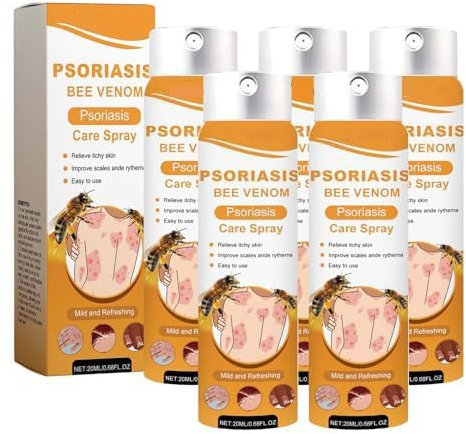 Neuseeland Bienengift Psoriasis Behandlungsspray, Bienengift Spray für Erwachsene Hautreinigung (100ml)