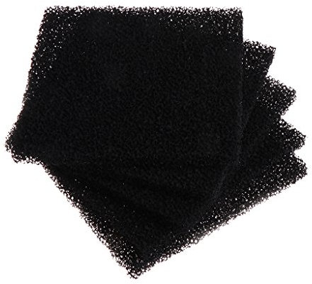 BFLKY 5 almohadillas de filtro de repuesto para acuario, esponja de carbón activado, compatible con peces y acuarios