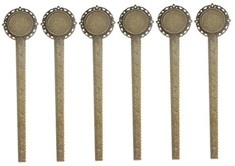 DIYEAH 10pcs Retro Multifunctional Metal Ruler Drawing Template for Student Teacher and Stationery Enthusiasts