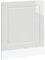 vidaXL Panel lavavajillas Porto Madera contrachapada Blanco Brillante