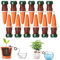 AVCXEC 12 Pezzi Irrigatore Automatico per Vasi, Irrigazione Automatica Vasi Balcone, Innaffiare Piante in Vacanza, Irrigatori per Vasi, Kit Irrigazione Vasi Balcone per Piante da Appartamento e Fiori