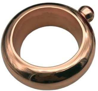 Pulsera petaca de 113.4 g, regalo para el hogar, viajes, restaurante (dorado)