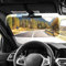 Septoyaell Universal Car Sun Visor with Polarized Glare Protection, Sun Visor Extension for Car, 2 in 1 Anti Dazzle and Anti UV HD Automobile Adjustable Windshield Visor, for Front Seat Driver(1pcs)