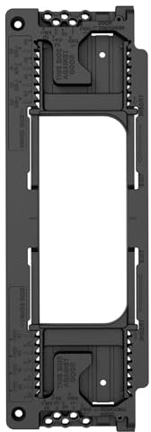 Hinge Router Template, Adjustable Mortise Jig Kit for Efficient Door Hinge Cutting, ABS Jig with Detachable Sliding Mechanism for 8 Hinge Sizes, 5 Door Thicknesses