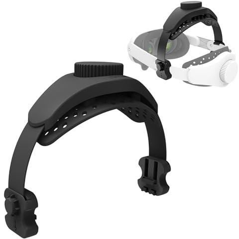 HUAYUWA VR-Kopfband, kompatibel mit Quest3S/Quest3/Quest2/Quest-Pro/Pico4/Pico4-Pro VR-Headset, reduziert Kopfdruck, Zubehör, verstellbares VR-Kopfband, verbesserter Komfort und Gaming-Immersion