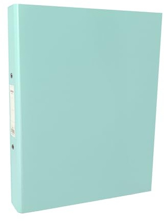 A4 Pastel Green Paper Over Board Ring Binder by Janrax