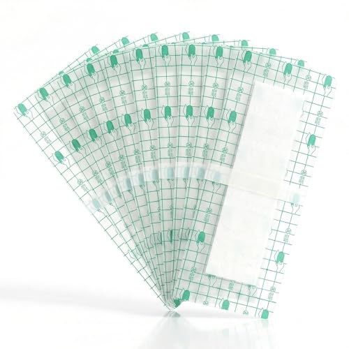 JOVYTH 20 piezas Vendaje Transparente, Cinta Médica, Tatuajes, Anti-alérgica, Película Impermeable, Elástico, Apósitos Adhesivos, Esparadrapo, Apto para Nadar y Ducharse (25 x 10 cm)