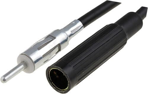 Audioproject A233 - Rallonge d'antenne pour autoradio 250 cm - 2,5m - Câble d'antenne coaxial pour Voiture Adaptateur DIN mâle - DIN Femelle - FM FM Compatible avec VW Audi Opel Ford