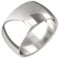 Fly Style Breiter Edelstahl Bandring - Herren Damen Daumenring - Hochwertiger Verlobungs- und Ehering, Ring Grösse:22.9 mm, Oberfläche:12mm Poliert