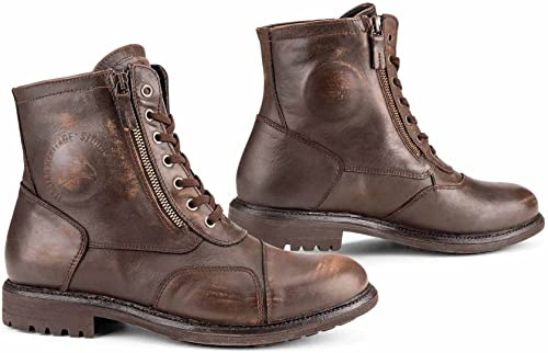 FALCO Aviator Motorradstiefel, braun, 47