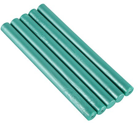 5 Pieces Sealing Wax Sticks Sealing Stamp Wax Glue Gun Wax For Sealing Vintage Birthday Wedding Invitation Cards and Letter(Green)