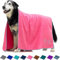 Lucky Paws® Hundehandtuch - 140x70cm XL Hundehandtuch extra saugfähig - schnell trocknend, luxuriös weiches Hunde Handtuch Hundebesitzer und Hunde Zubehör (1er-Pack, rosa)