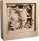 Rayher Hobby Rayher Hobby Rayher 62853505 Holzbausatz 3D-Motivrahmen Tukan, FSC zertifiziert, natur, 24 x 24 cm, Tiefe 6,5 cm, 11tlg., zum basteln und bemalen