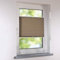 Plissee Klemmfix Faltstore UNIVERSAL Faltrollo ohne Bohren - 65 x 200 cm - cappuccino