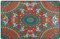 Use7 Bunter Ethno-Mandala-Teppich für Wohnzimmer, Schlafzimmer, 50 x 80 cm