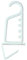 Chef Aid 3 x Overdoor Hanger - Plastic, Polished, White - Most convenient way to hang clothes when ironing