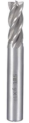 10 mm Shank 9 mm x 19 mm Straight Flat Nose End Mill Cutter CNC Router Bits 4 Flute