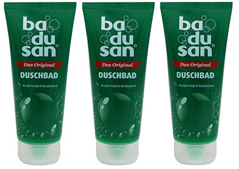 3er Pack Badusan Duschgel Duschbad Das Original 3 x 200 ml Tube