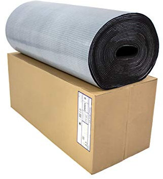 Dämmmatte selbstklebend Kautschuk Isoliermatte 6mm Dämmdicke Dämmung Isolierung 1m² - 20m² - Markenqualität Insul-Roll XT (Dämmplatte selbstklebend 6mm - 20m² 1 Karton)