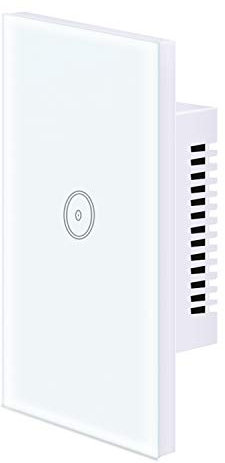 UseeLin Interruttore luce intelligente, interruttore luce Zigbee, interruttore luce da parete, compatibile con Alexa e Google, filo neutro richiesto, hub Zigbee richiesto, 1 Gang