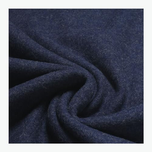Stoff am Stück Stoff Schurwlle Gewirk blau reine Wolle Walk Walkloden Wirkloden jeansblau warm