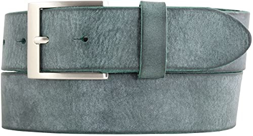 BELTINGER Herren-Gürtel aus weichem Vollrindleder Vintage-Look 4 cm | Jeans-Gürtel für Herren 40mm | Ledergürtel Used-Look