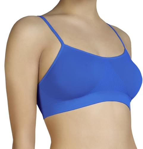 Annes styling Womens Invisible Seamless Bra Non-Wired Second Skin Top Support Comfortable Fitting Non-Padded