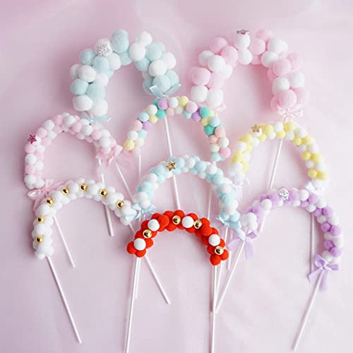 croselyu Alles Gute zum Geburtstag Topper Happy Birthday Cake Decorating Supplies Kuchen Plug-in Backdekorationen Insert Flag Card (Bogen,9 Stück)