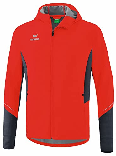 Erima Men's Racing Running Jacket, red, XL