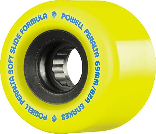 Powell Peralta Snakes SSF Pro 82A Skateboard-Räder, 69 mm, Gelb