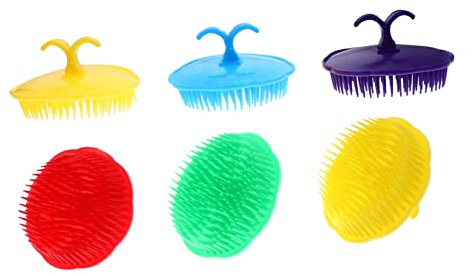 Healeved 12 Stück Kopfhautmassagebürsten Anti Juckreiz Haarbürsten Aus Kunststoff Sanfte Schuppenentfernung Ergonomische Handgriff Kämme Für Haare Und Kopfhautpflege Universell Für Zuhause Und Reisen