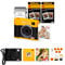 KODAK Mini Shot 3 ERA 4PASS 2-in-1 Instant Camera and Photo Printer (3x3 inches), Initial 8 Sheets + 60 Sheets Pack, Accessory Bundle, Yellow