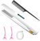 Piastra per Capelli Senza Filo, 2 in 1 Piastra e Arricciacapelli Cordless, Piastra Riscaldante PTC con Temperature 3 Livelli Piastra da Viaggio con Funzione Ricaricabile USB Portatile 2600mAh (Bianco)