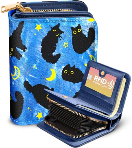 Bistup Organ Wallet, 5-Black Cat, Modern