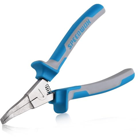 SPEEDWOX 8 Special Lock Ring Pliers - Bent Jaw With Angle Tips for C-Clip, Retaining and Snap Rings - Circlip Remover for Automatic Transmissions and Transfer Cases