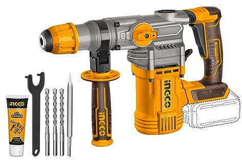 Ingco MARTELLO COMBINATO DEMOLEDOR 20 V Non include caricabatterie e batteria