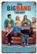 KSOXDAITIP TV-Serie The Big Bang Theory Poster, Wanddekoration, Kunst, Metallblechposter, moderne Heimdekoration, Kunst, Metallposter, Hausbar, Ladendekorationen, Vintage-Schild, Geschenk, 30 x 20