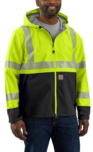 Carhartt Men's HV Portsmouth Class 3 Jacket, Brite Lime, X-Large