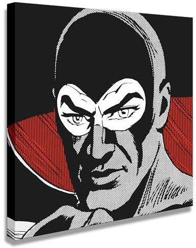 Artenor Quadro Pop Art Diabolik Fumetti, 30 x 30 cm - Quadri Moderni Soggiorno, Camera da Letto, Cucina, Poster da Parete, Decorazioni Casa, Stampe Quadro su Tela Grandi Dimensioni