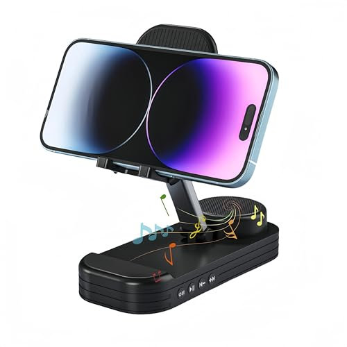 Amening Regalos para hombres, regalo del día del padre, altavoz Bluetooth con soporte para teléfono móvil, sonido envolvente HD Bluetooth Box,Regalos para papá, gadgets para hombres, regalo de