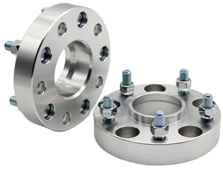 SYBLW Auto Spurverbreiterung Kompatibel Mit Ford Für Mustang 2000–2009 2010 2011 2012 2013 2014, 2 Stück 5-Loch-Rad-Distanzstück-Adapter PCD: 5 X 114,3 CB: 70,6 Mm M1/2 Distanzscheibenplatte(15mm)