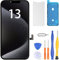 LL TRADER Display für iPhone 13 LCD 6.1 Bildschirm Ersatz FHD Touchscreen 3D Touch Digitizer Rahmen Montage und Reparaturkits 20252