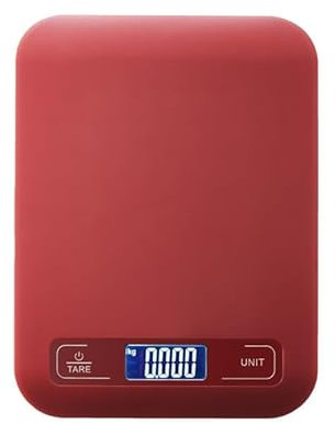 Küchenwaage Professionelle,GeeRic 10KG Küchenwaage mit LCD Display Digitalwaage, Briefwaage mit Großer Wiegefläche, Flüssigkeitsmessung, hohe Präzision auf bis zu 1g, Tara-Funktion
