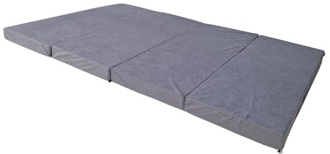 Natalia Spzoo – Doppel Klappmatratze 200 x 120 x 8 cm – Faltbare Matratze für erholsamen Schlaf – Vielseitige Gästematratze und Bodenmatratze (1008)