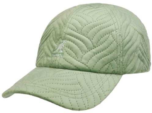 Kangol Plush Wave Puff Cap Basecap Baseballcap Wintercap Damen - Hinten geschlossen, mit Schirm, Futter Herbst-Winter Winter