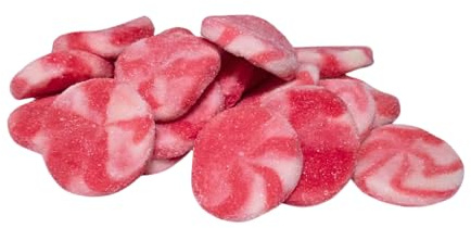Gummilicious Sugar Swirls 2kg – Halale Fruchtgummis in rot-weißer