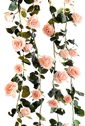 Rose artificiali, decorazione con fiori artificiali ideale per hotel, uffici, feste di nozze, giardini, 180 cm, 1 pezzo