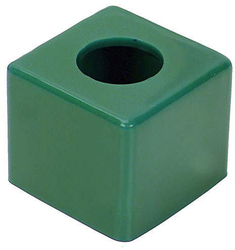 Zer one Langlebiger Portable Billard Chalk Pool Queue Kreidehalter Billard Zubehör Pocket Pool Kreidehalter Billard Kreidehalter(Grün)