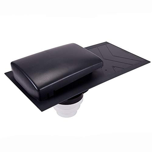 Slate Vent Pitched Roof Ventilator Grey Multi Spigot Connection 100/125/150mm