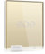 BSEED Dimmer Schalter Led Dimmer Touch Lichtschalter 1-fach 1 weg Glas Touch Schalter Gold Touchscreen-Funktioniert mit dimmer LED-Glühlampen